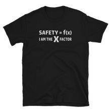 Load image into Gallery viewer, Safety=f(x) Unisex T-Shirt