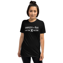 Load image into Gallery viewer, Safety=f(x) Unisex T-Shirt