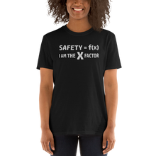 Load image into Gallery viewer, Safety=f(x) Unisex T-Shirt