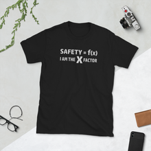 Load image into Gallery viewer, Safety=f(x) Unisex T-Shirt