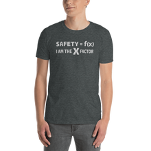 Load image into Gallery viewer, Safety=f(x) Unisex T-Shirt
