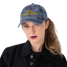 Load image into Gallery viewer, 100% Compliance Vintage Cotton Twill Cap