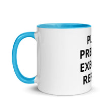 Load image into Gallery viewer, Plan Prepare Execute Repeat Mug with Color Inside