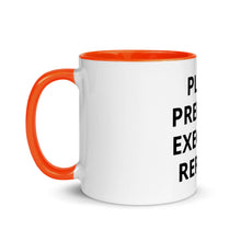 Load image into Gallery viewer, Plan Prepare Execute Repeat Mug with Color Inside