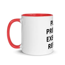 Load image into Gallery viewer, Plan Prepare Execute Repeat Mug with Color Inside